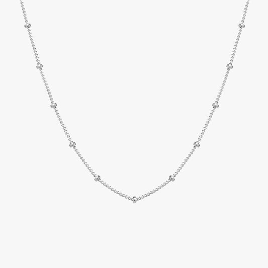 Satellite Chain Necklace - Silver