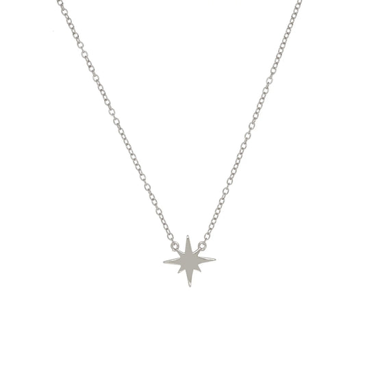 Starburst Necklace - Silver